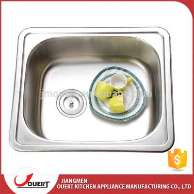 Satin Finish Brushed Treatment Topmount Used Stainless Steel hand wash sink